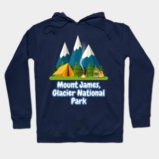 Mount James, Glacier National Park Hoodie